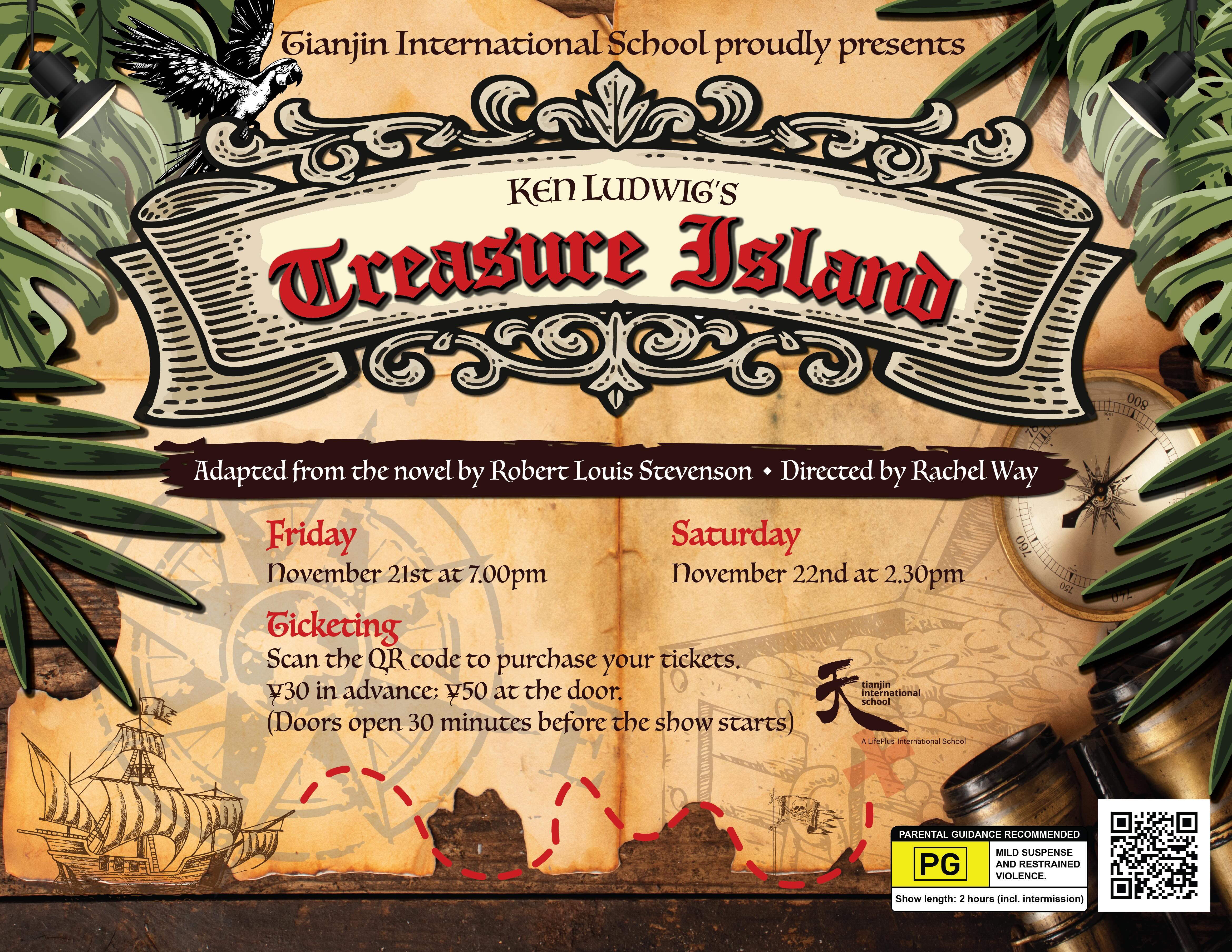 Treasure Island..... Friday, November 21 - 7:00 p.m.